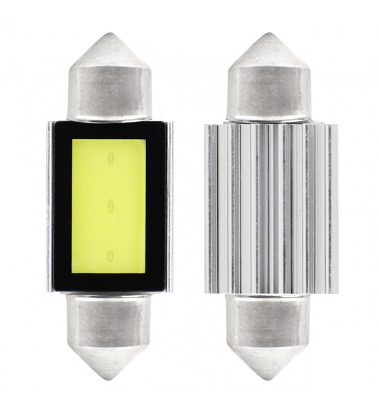Becuri CANBUS COB3 sofit C5W C10W C3W 36mm Alb 12V AMIO-01639