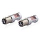 Set 2 Becuri CANBUS 3030 24SMD 1157 BAY15D PR21/5W Roșu 12V 24V AMIO-02579