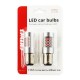 Set 2 Becuri CANBUS 3030 24SMD 1157 BAY15D PR21/5W Roșu 12V 24V AMIO-02579