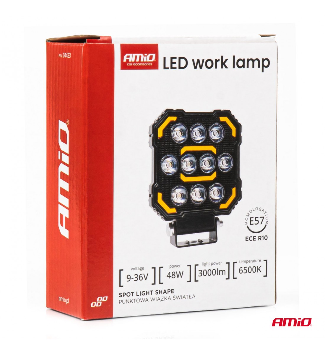 Proiector AWL79 48W 3000LM cu led 12V 24V AMIO-04423 Proiector AWL79 48W 3000LM cu led 12V 24V AMIO-04423