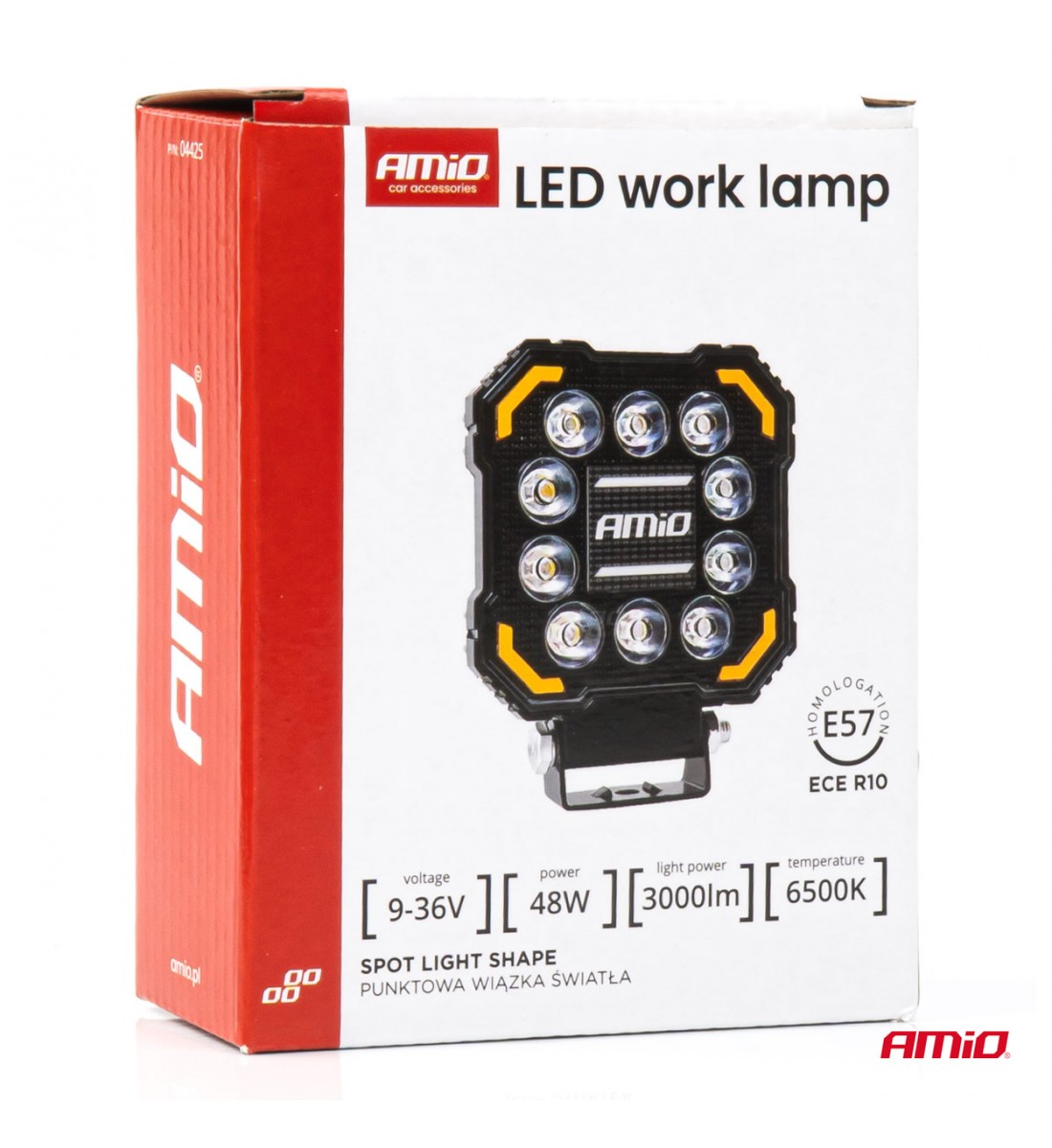 Proiector LED cu reflector AWL81 48W 3000LM 12V 24V AMIO-04425 Proiector LED cu reflector AWL81 48W 3000LM 12V 24V AMIO-04425