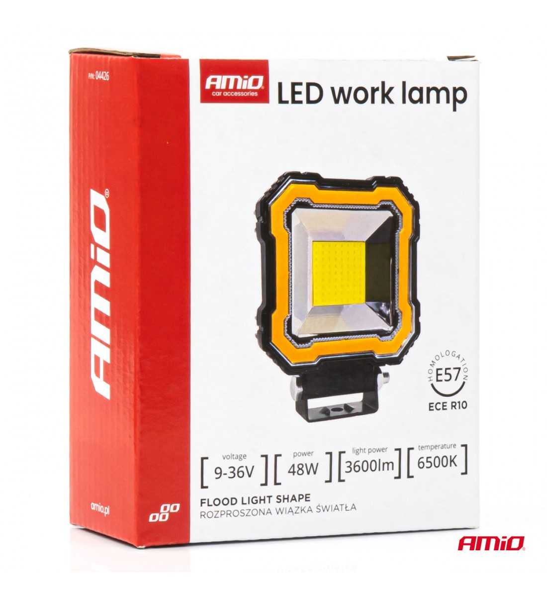 Proiector LED cu reflector AWL82 48W 3600LM 12V 24V AMIO-04426