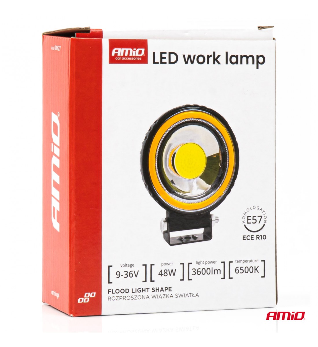 Proiector LED cu reflector AWL83 48W 3600LM 12V 24V AMIO-04427 Proiector LED cu reflector AWL83 48W 3600LM 12V 24V AMIO-04427