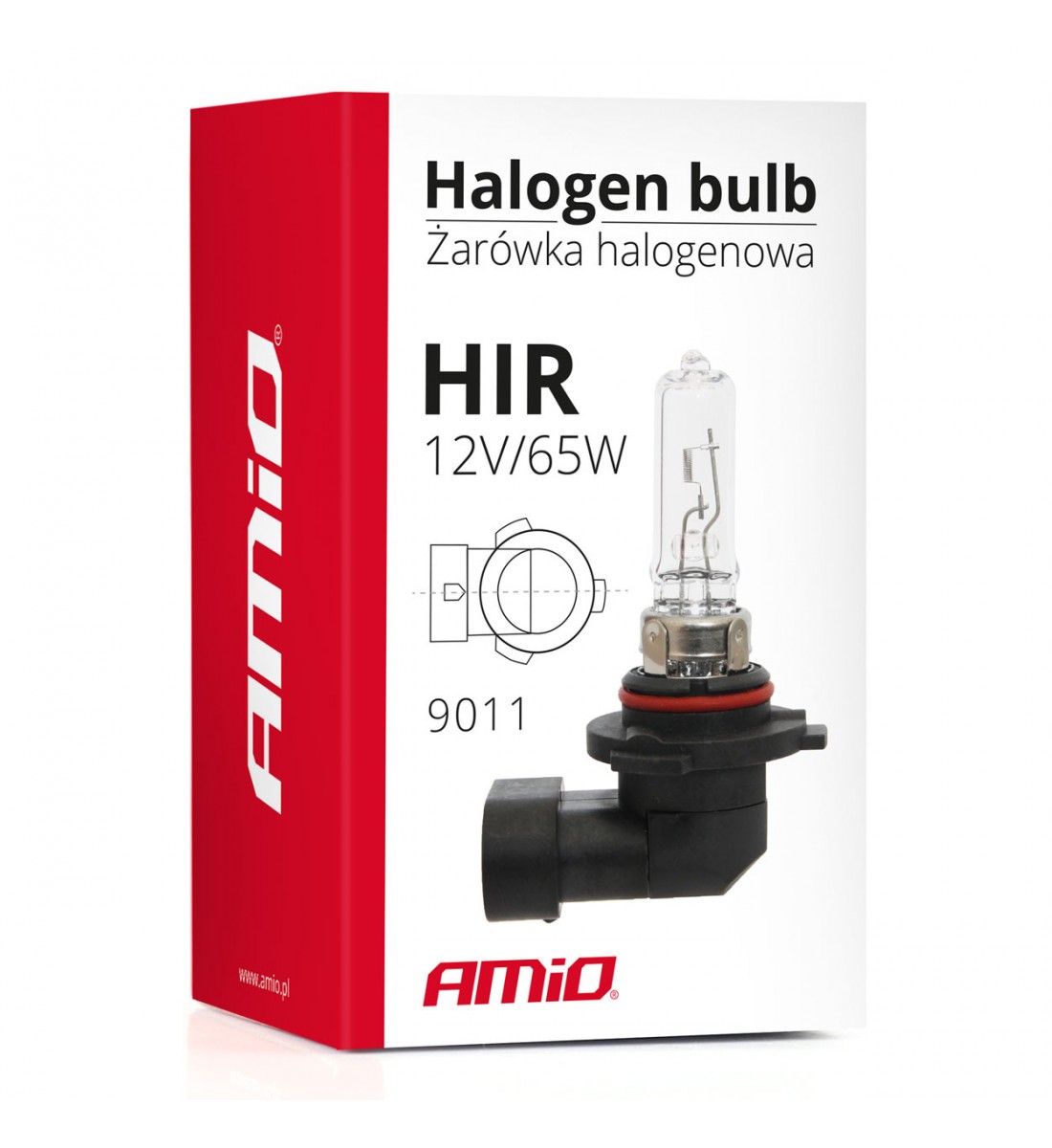 Bec cu halogen HIR 9011 12V 55W AMIO-01126