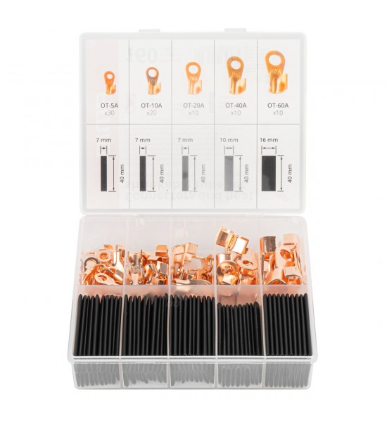 Set conectori și tuburi termocontractabile AMIO-03933 Set conectori și tuburi termocontractabile AMIO-03933