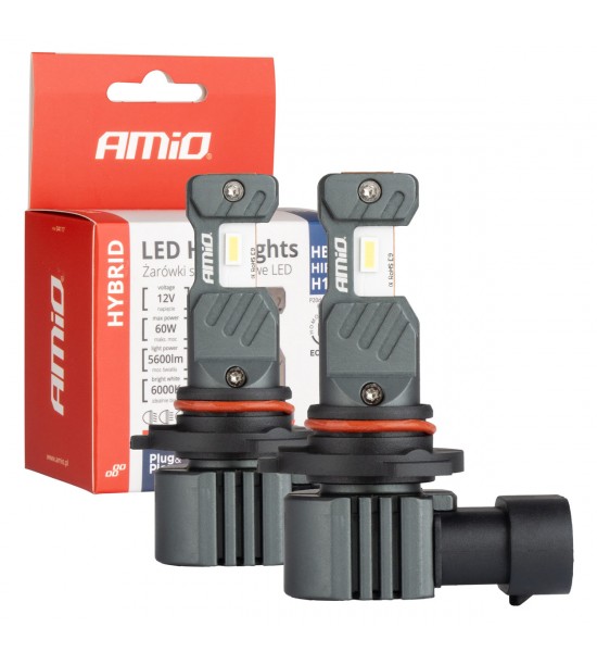 Set becuri auto ,Seria hibridă HB3 HIR1 H10 6000K Canbus 60W 