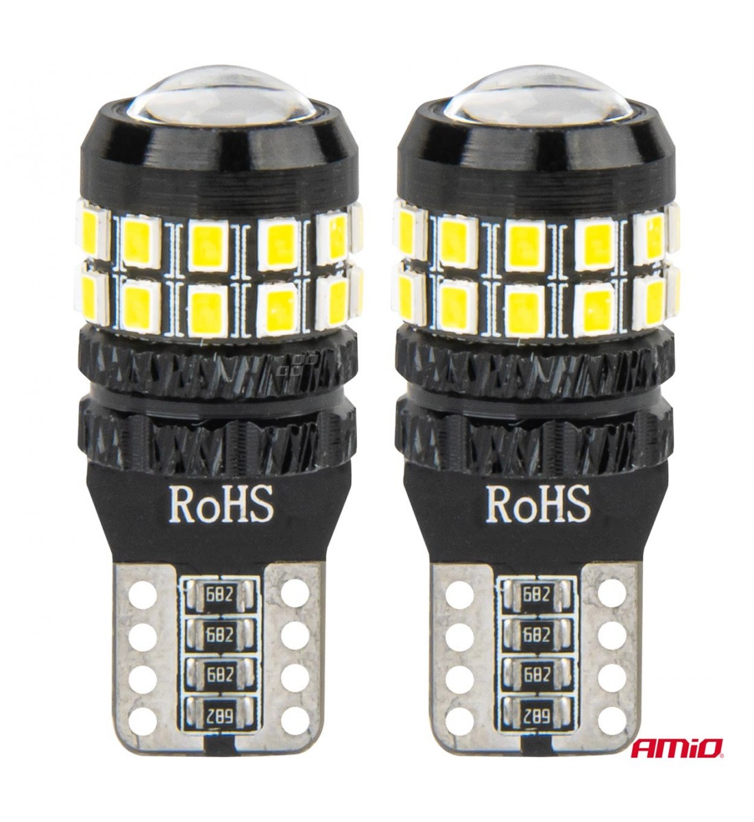 Becuri LED CANBUS T10 W5W 27SMD 2016 Alb 12V 24V 