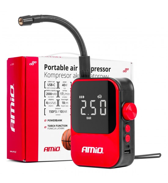 Compresor de aer fără fir AMIO-03690