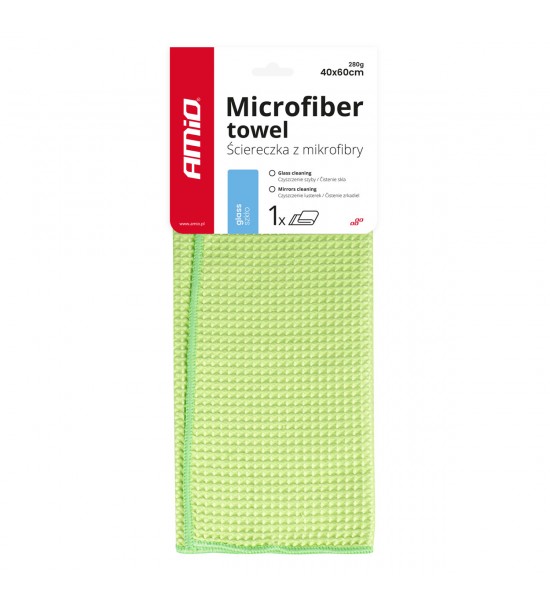 Laveta de curatare din microfibra pentru impuritati grosiere 40x60cm 280g AMIO-03735