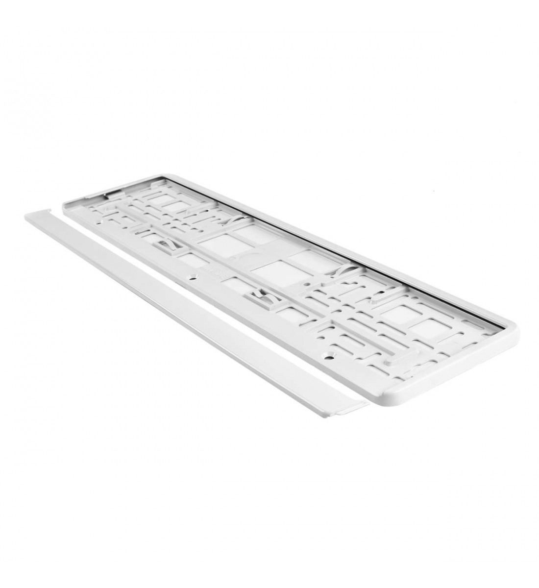 Suport numar inmatriculare -Alb