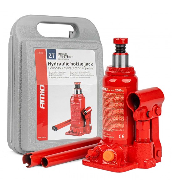 Cric hidraulic  vertical 2T cutie PVC AMIO-04182