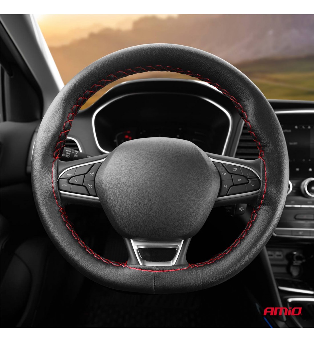 Husă de cusut pentru volanul mașinii M 38-39cm OTOM-OTDK103 Husă de cusut pentru volanul mașinii M 38-39cm OTOM-OTDK103