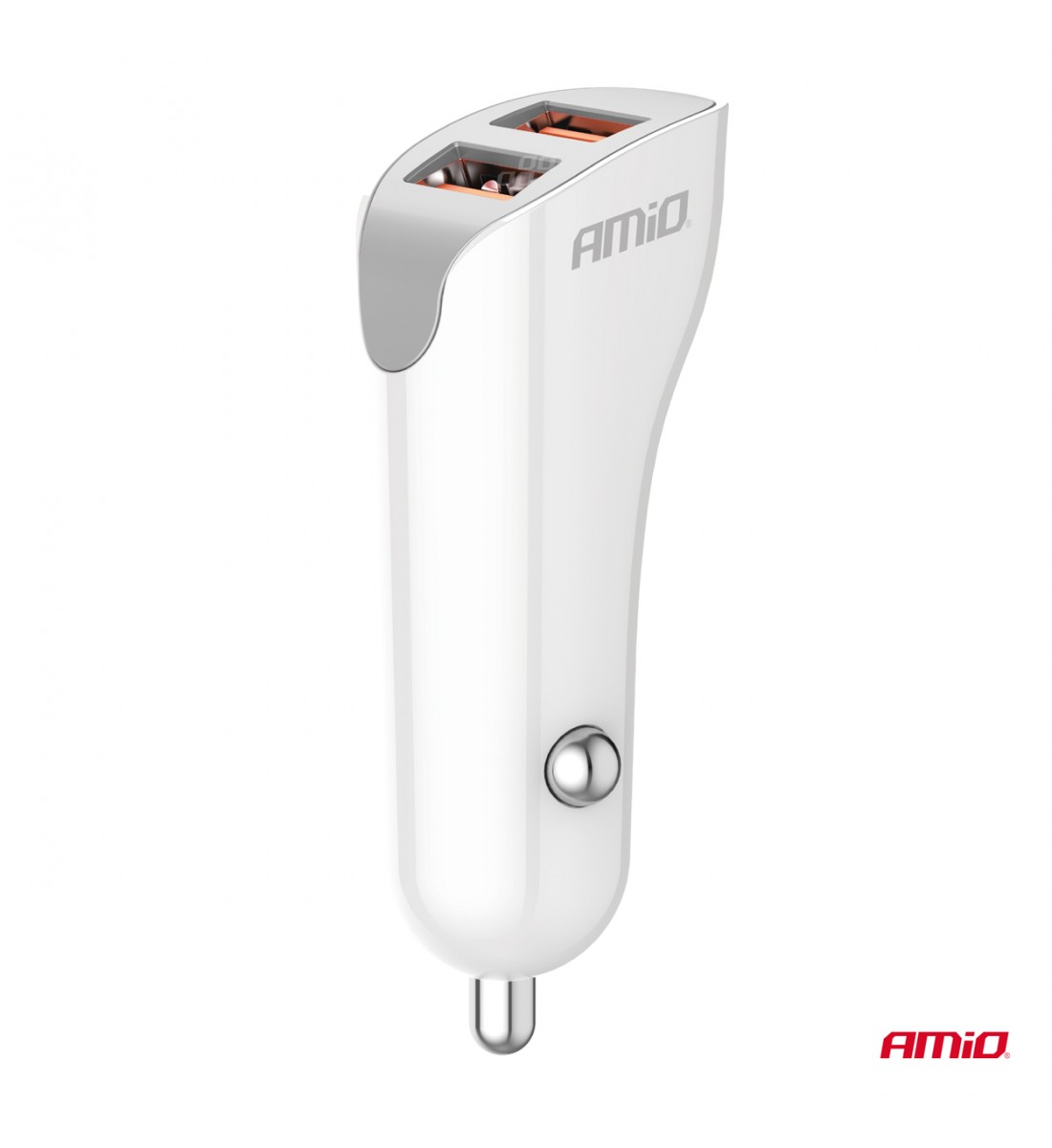 Încărcător auto 2x USB-A 2.1A AMIO-03874