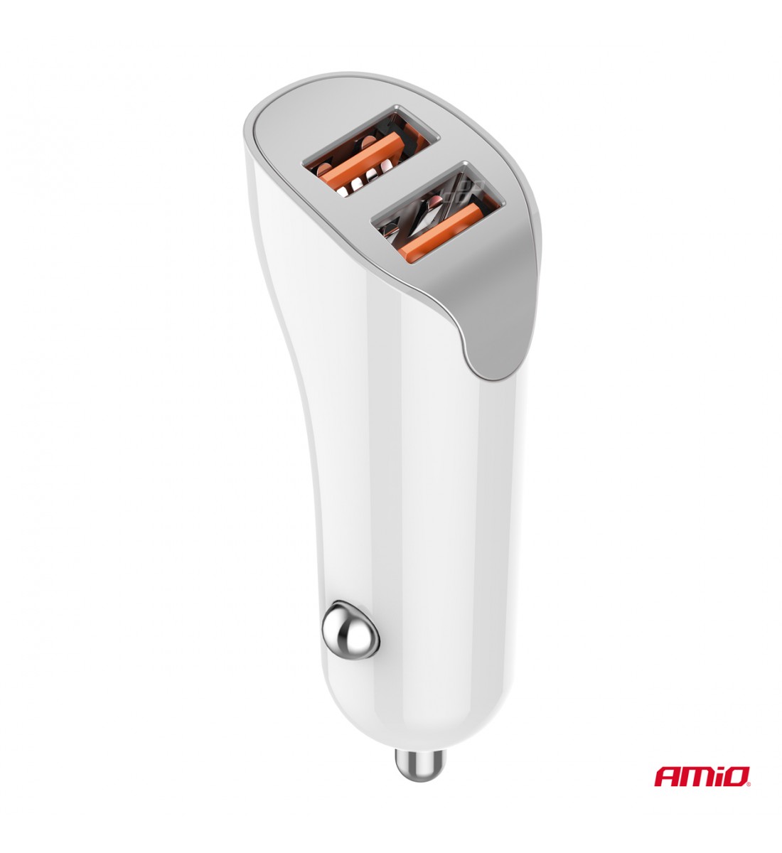 Încărcător auto 2x USB-A 2.1A AMIO-03874