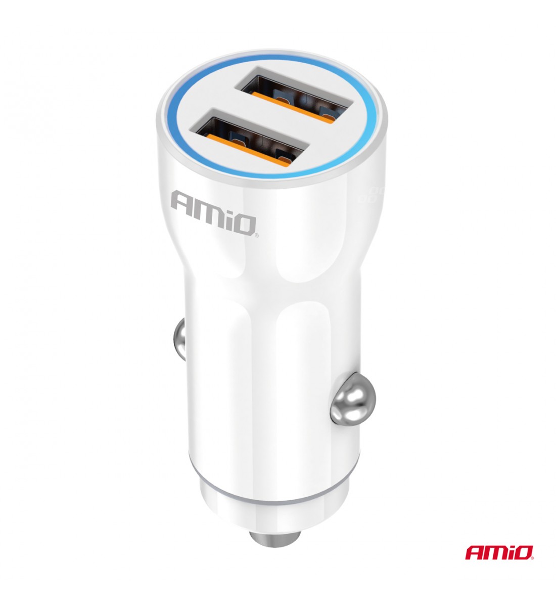 încărcător auto 2x USB-A AMIO-03879