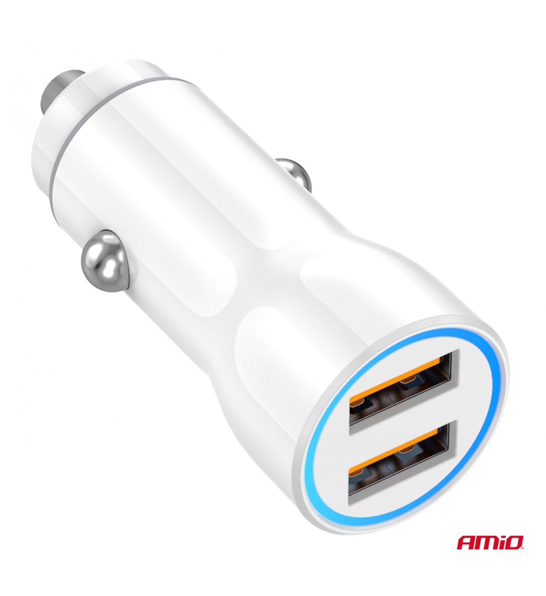 încărcător auto 2x USB-A AMIO-03879