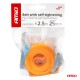 Chinga de ancorare auto cu catarame autoblocante 2,5m x 25mm AMIO-03291 Chinga de ancorare auto cu catarame autoblocante 2,5m x 25mm AMIO-03291