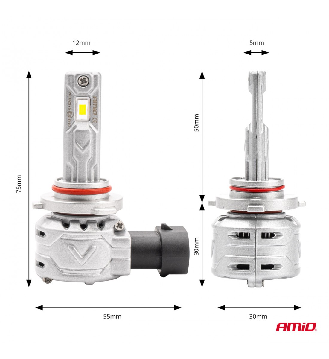 Set becuri cu LED Seria X2 HB3 9005/HIR1 9011/H10 AMiO-02975