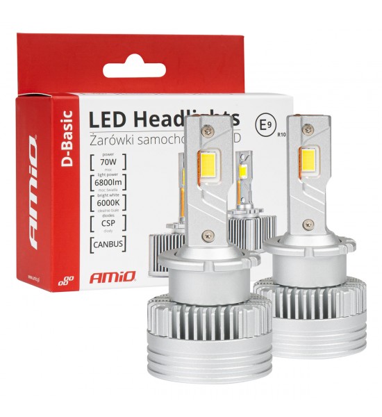 Set becuri cu  LED Seria D-Basic D4S/D4R AMiO-03629