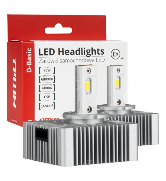 Set becuri auto cu LED Seria D-Basic D5S AMiO-03630 Set becuri auto cu LED Seria D-Basic D5S AMiO-03630