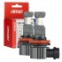 Set becuri cu LED seria hibride H8 H9 H11 H16 6000K Canbus 60W AMIO-04116