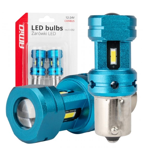 Set becuri LED CANBUS 1156 BA15S P21W R10W R5W 4SMD 1860 Alb 12V 24V Set becuri LED CANBUS 1156 BA15S P21W R10W R5W 4SMD 1860 Alb 12V 24V