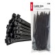 Fasete negre 4,8x200mm - 100 buc. AMIO-02155 Fasete negre 4,8x200mm - 100 buc. AMIO-02155