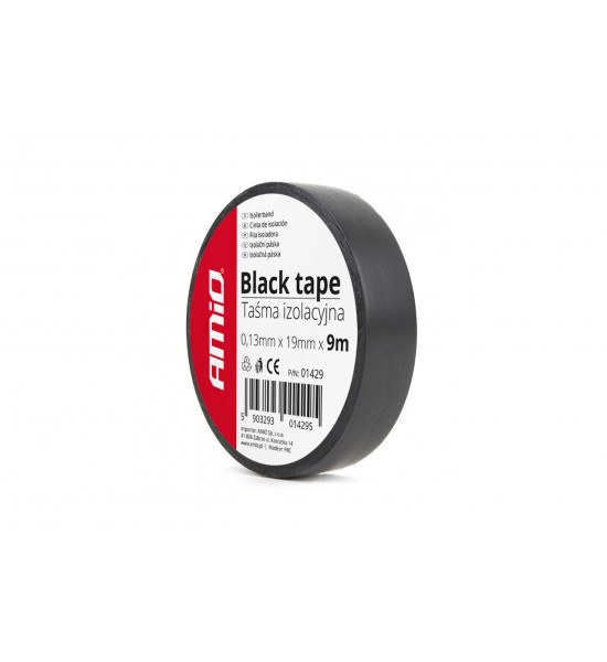 Bandă Izolatoare Neagră 19mm x 9m Bandă Izolatoare Neagră 19mm x 9m
