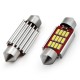 Set 2 Becuri  Auto, C5W/Feston/Soffit 39 mm,12  SMD, CANBUS, 12/24V, lumina alba