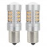 Becuri auto CANBUS 3030 24SMD 1156 BAU15S PY21W Orange 12V/24V