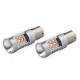 Becuri auto CANBUS 3030 24SMD 1156 BAU15S PY21W Orange 12V/24V