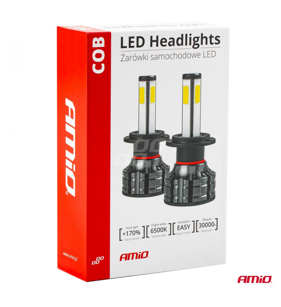 SET 2 BECURI AUTO, H7-COB, cu Led