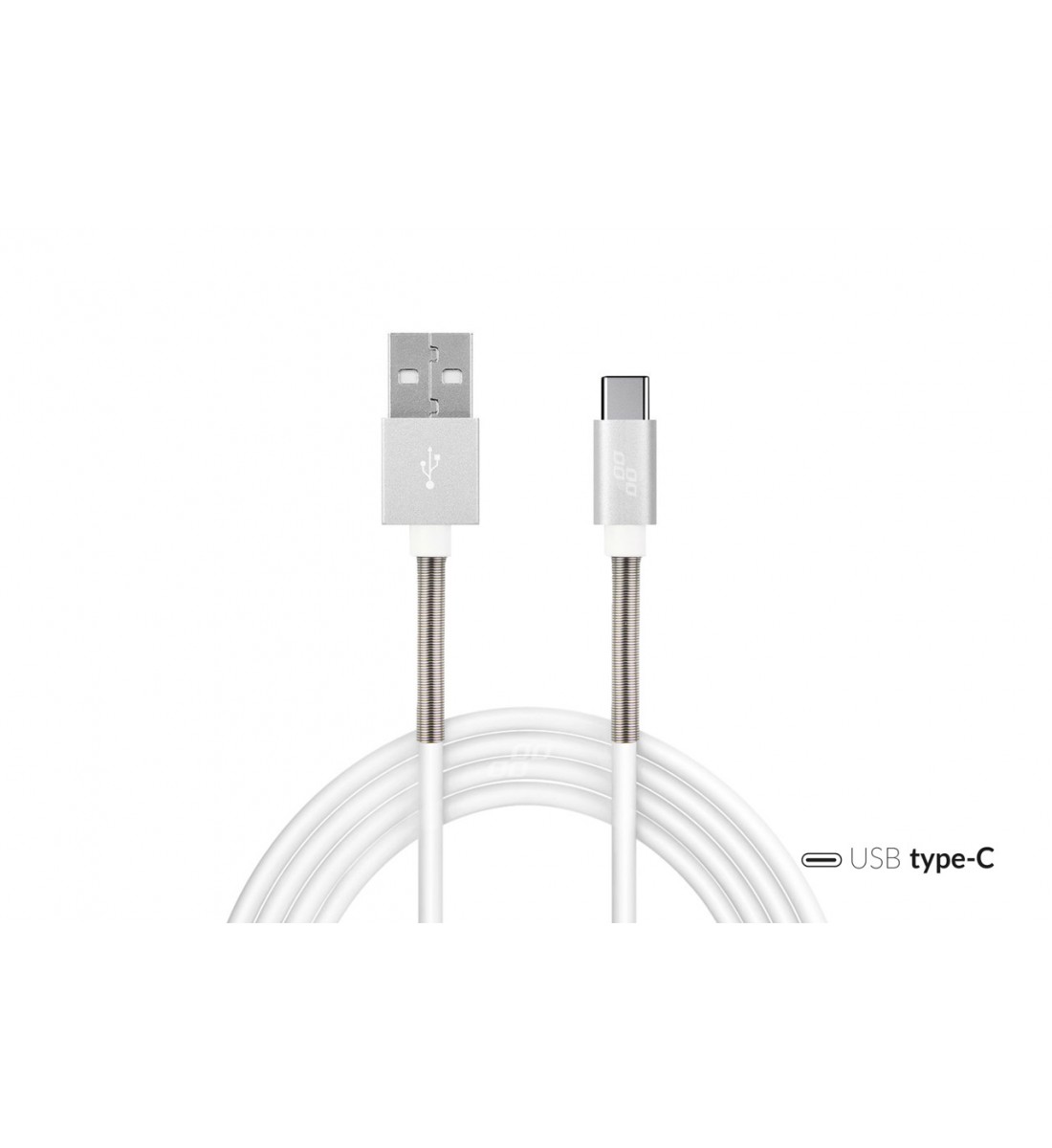 Cablu, USB la USB-C, Baseus Cafule, 2A, 3m, gri-negru