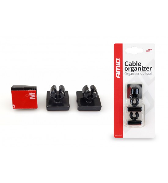 Suport Organizator pentru Cabluri, Silicon, 3 Bucăți Suport Organizator pentru Cabluri, Silicon, 3 Bucăți