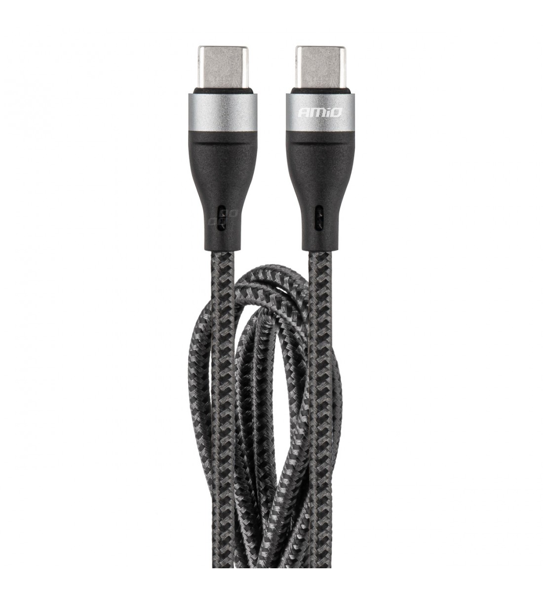 Cablu USB-C+USB-C, 100cm, 3A, 1m