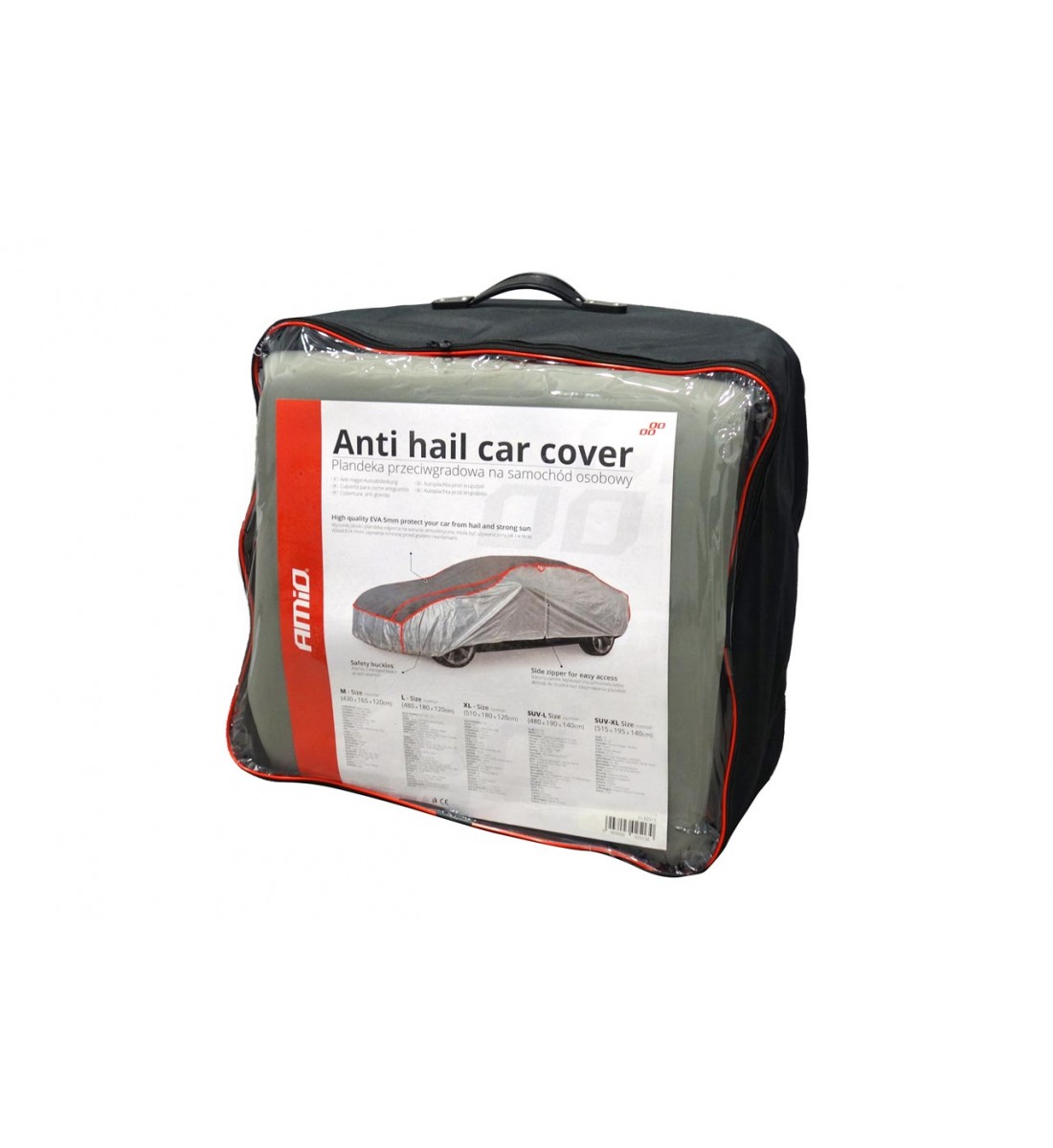 Husă auto, anti-grindina, fermoar, grosime 5 mm, XL - 515 x 195 x 140cm Husă auto, anti-grindina, fermoar, grosime 5 mm, XL - 515 x 195 x 140cm