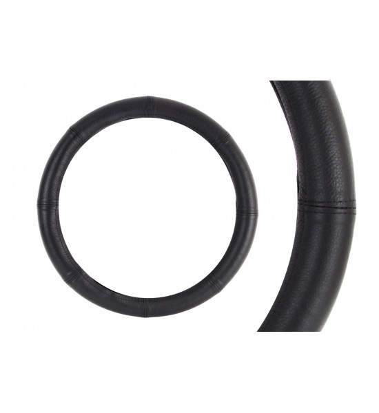 Husă volan, piele naturală, M, 35-37