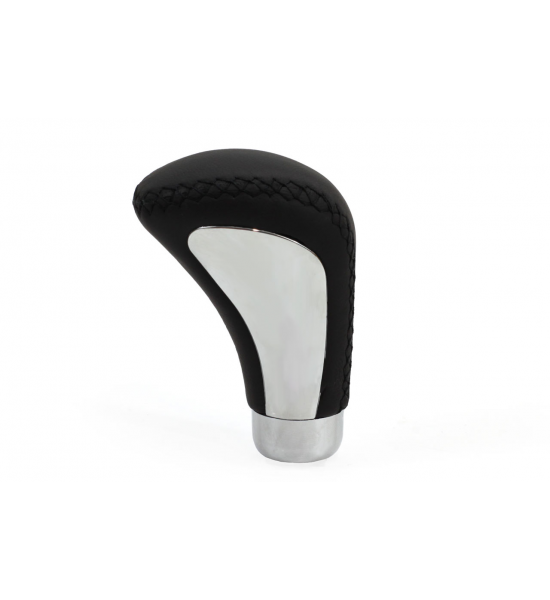 Nuca schimbator viteze, piele cu fire negre, diverse adaptoare Nuca schimbator viteze, piele cu fire negre, diverse adaptoare