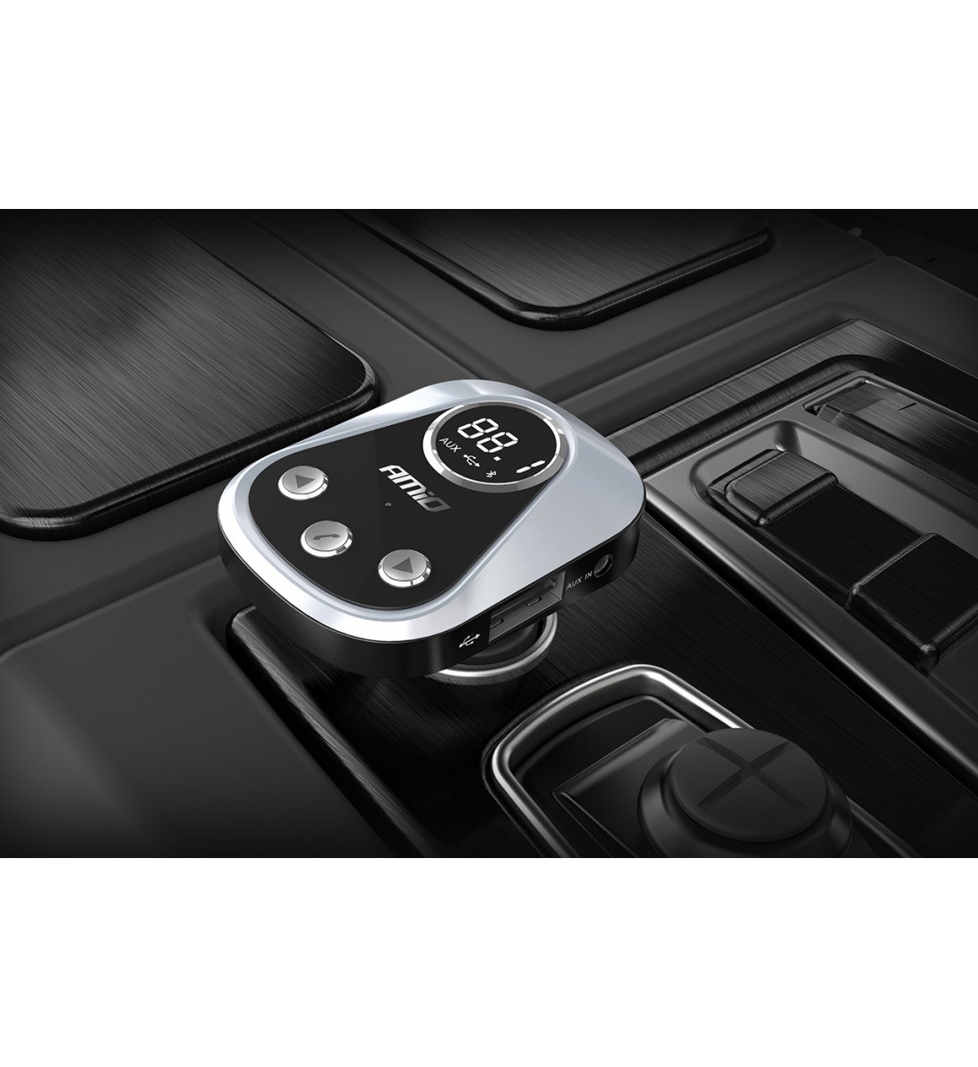 Modulator auto FM, Bluetooth5.0, USB 2.4A, funcție de localizare