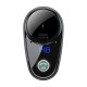 Modulator auto FM, Baseus, 2x USB, Bluetooth, negru