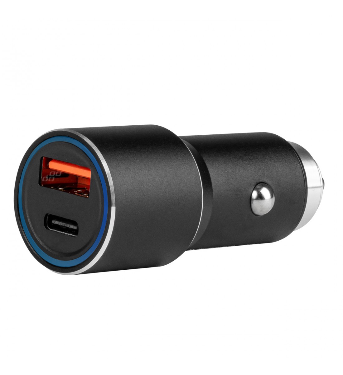 Priză de alimentare din aluminiu, USB-C+USB, 38W, 12/24V