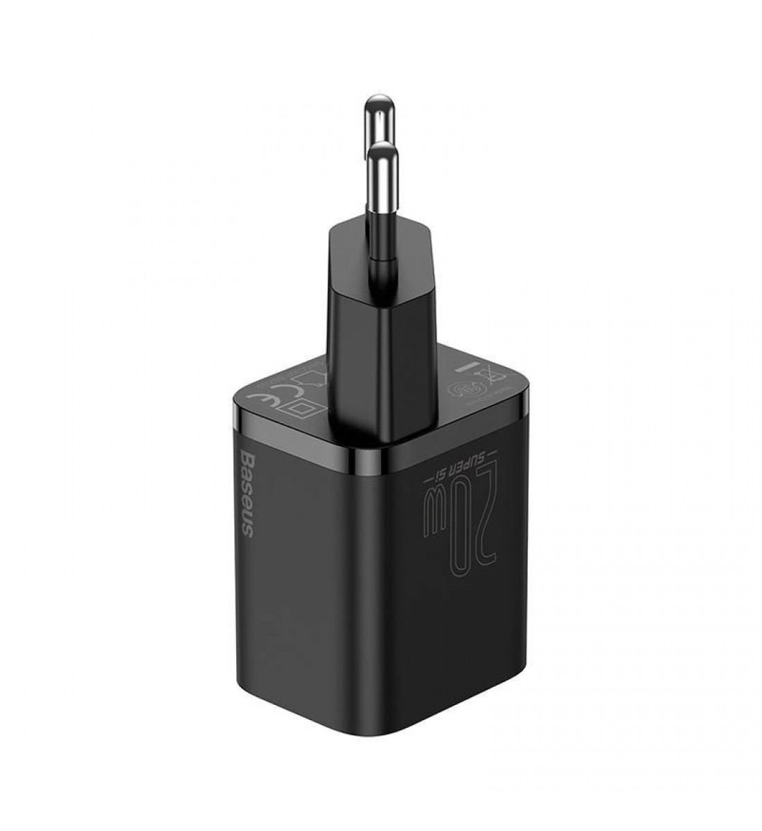 Incarcator priza, Baseus Super Si Quick Charger, 1 x USB C, 20W, negru