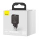 Incarcator priza, Baseus Super Si Quick Charger, 1 x USB C, 20W, negru