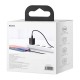 Incarcator priza, Baseus Super Si Quick Charger, 1 x USB C, 20W, negru