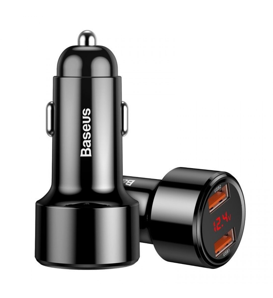 Incarcator de masina, Baseus Magic, USB 3.0, 45W, negru