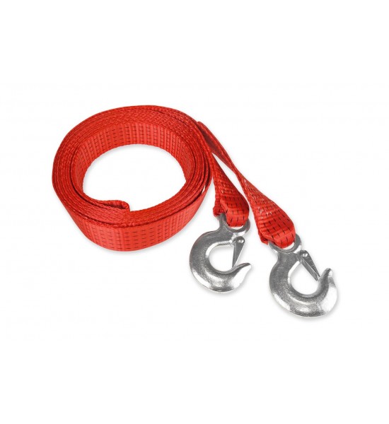Curea de remorcare a vehiculelor, 7500kg, 50mm, 5m, + carlig