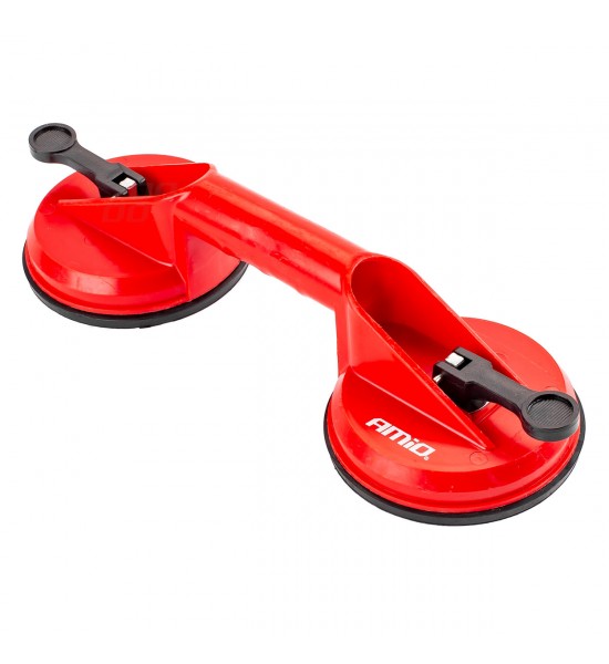 Ventuză dubla pentru sticlă/parbriz, cu maner