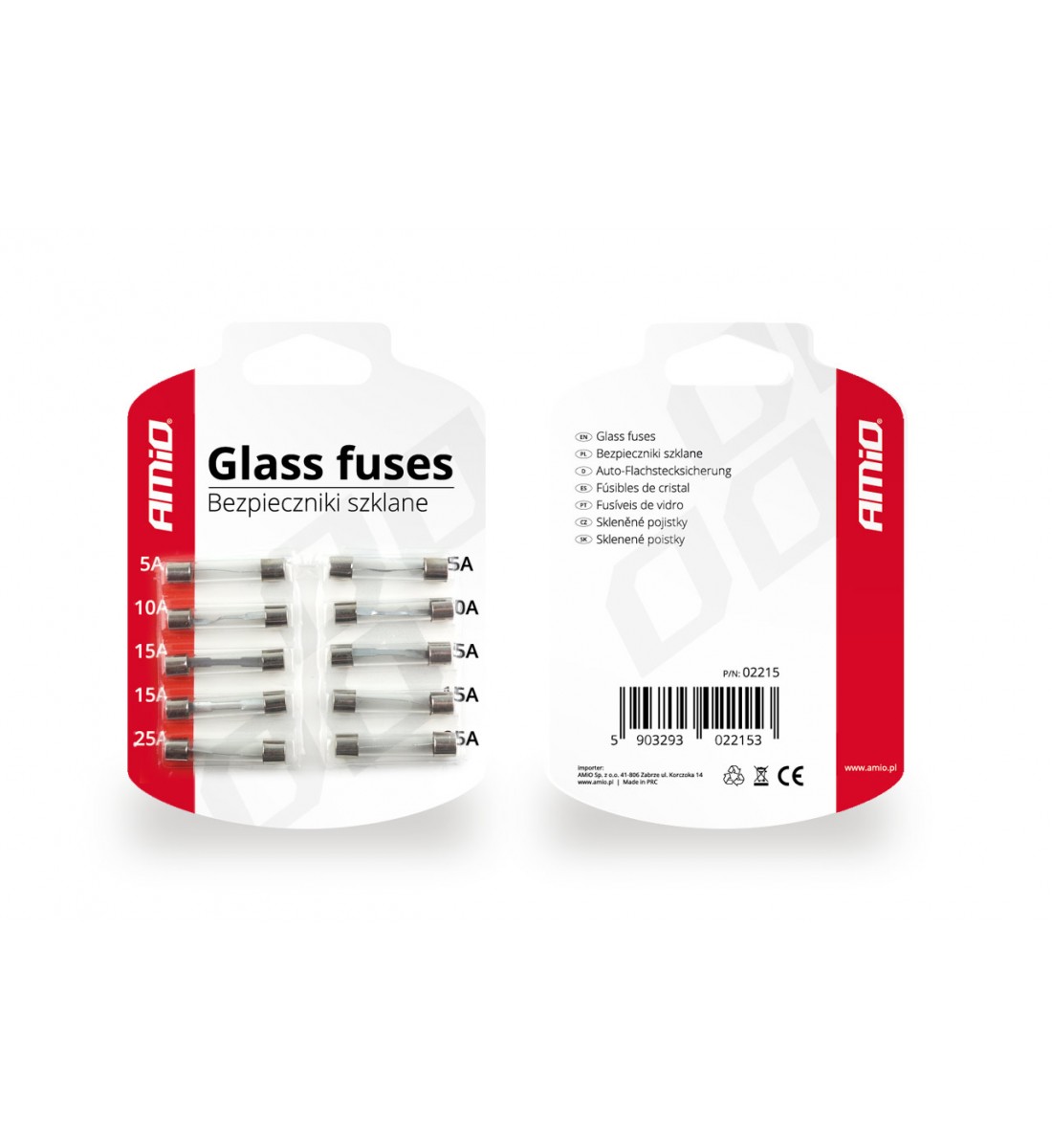 Siguranțe de sticlă, 30 mm, 10 buc Siguranțe de sticlă, 30 mm, 10 buc