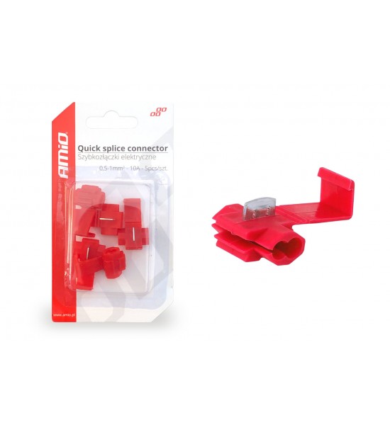 Conectori electrici rapizi, 0.5-1mm2, 10A, 5 buc Conectori electrici rapizi, 0.5-1mm2, 10A, 5 buc