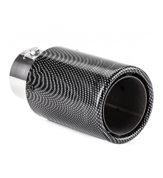 Ornament toba eșapament, universal, oțel inoxidabil, vopsit in carbon, 35 - 50 mm